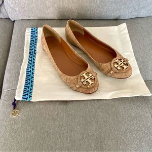 TORY BURCH | Cork Reva Ballet Flats | Size 9
